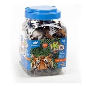 BOTE 30 PIEZAS CON ANIMALES SALVAJES